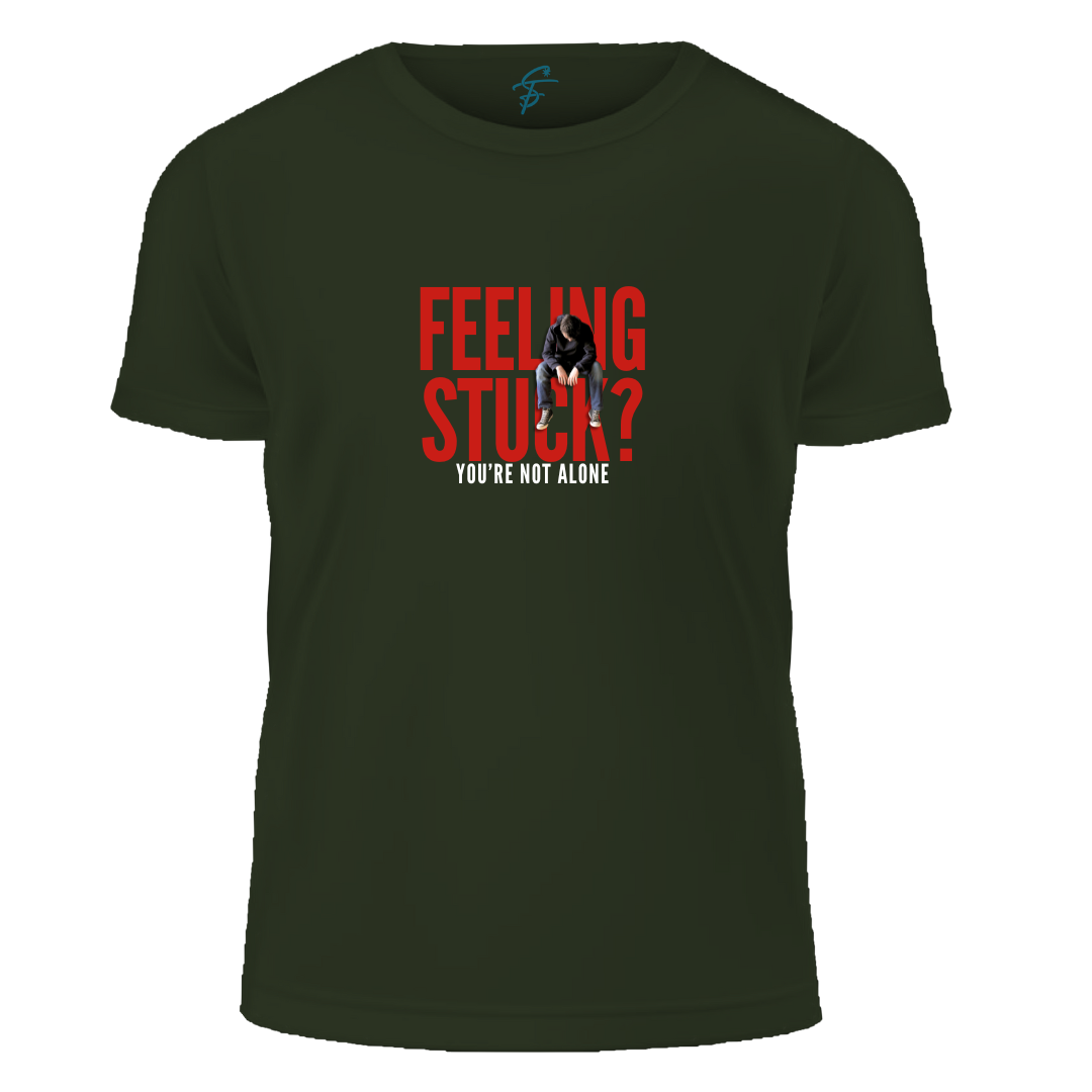 Feeling Stuck Motivational T-Shirt, 100% Cotton, Summer Collection